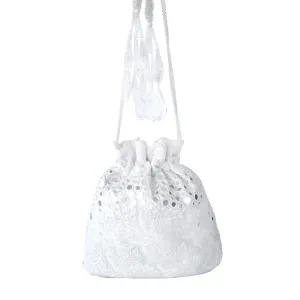 Adora By Ankita White Zahraa Aaina Bag