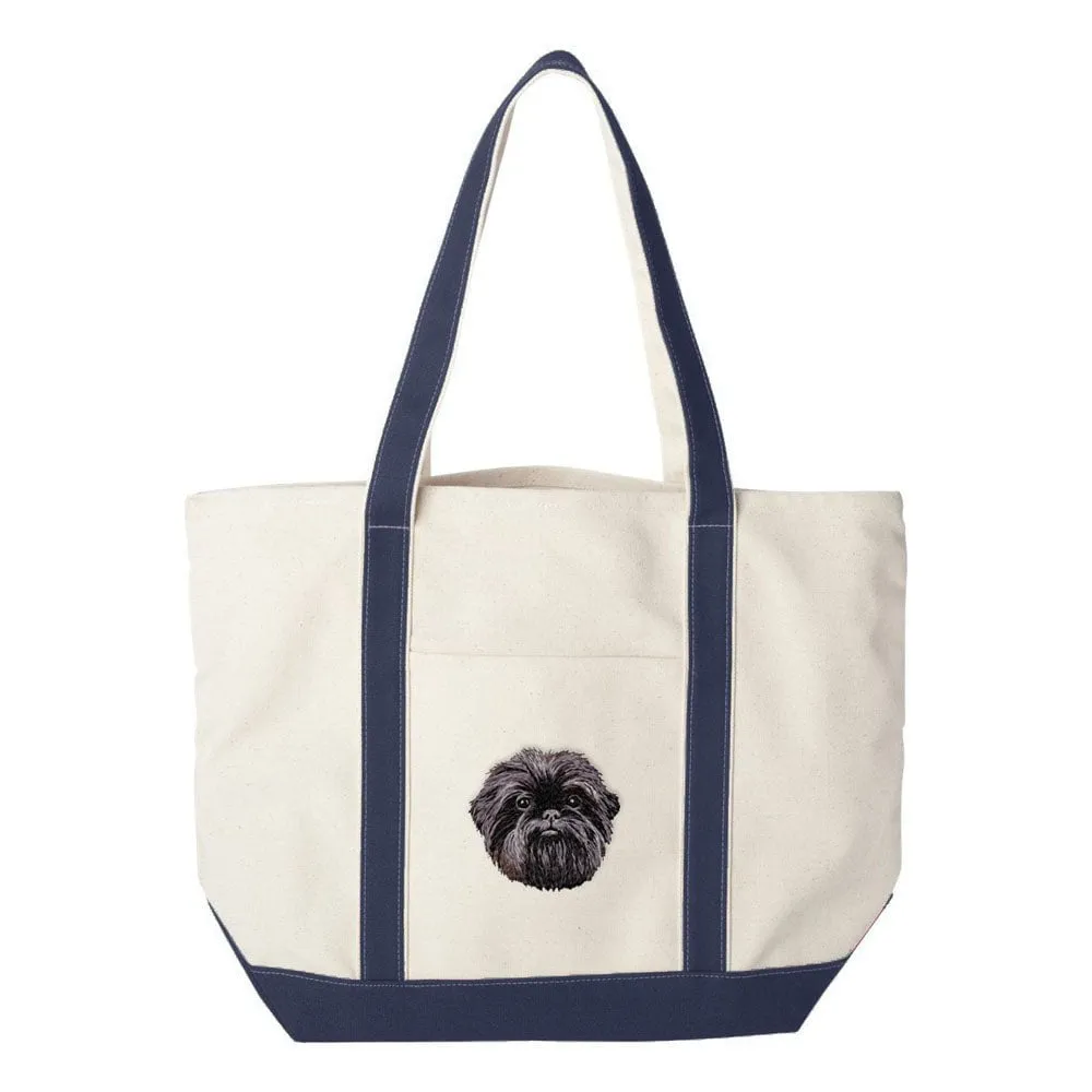 Affenpinscher Embroidered Tote Bag