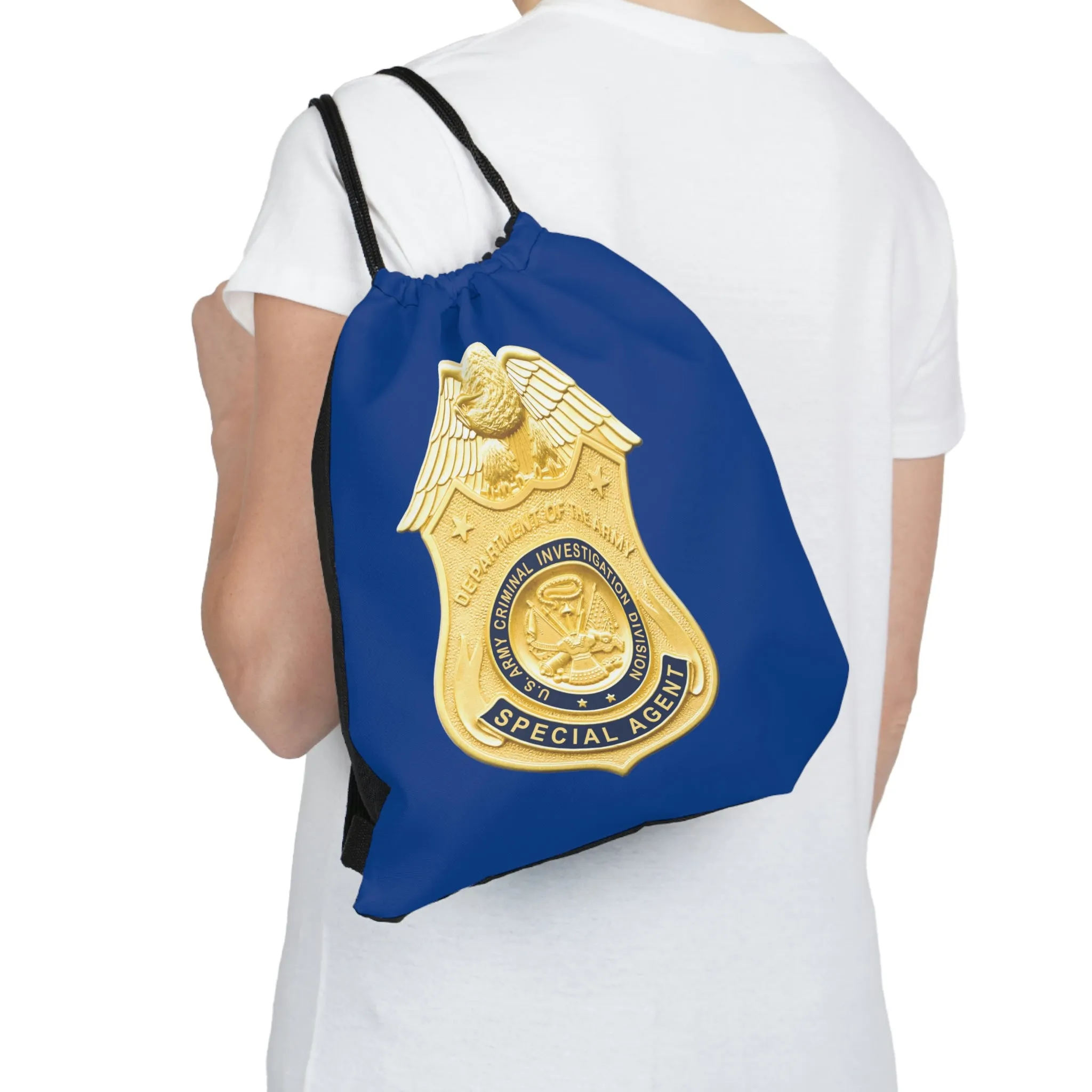 Army CID Badge - Outdoor Drawstring Bag