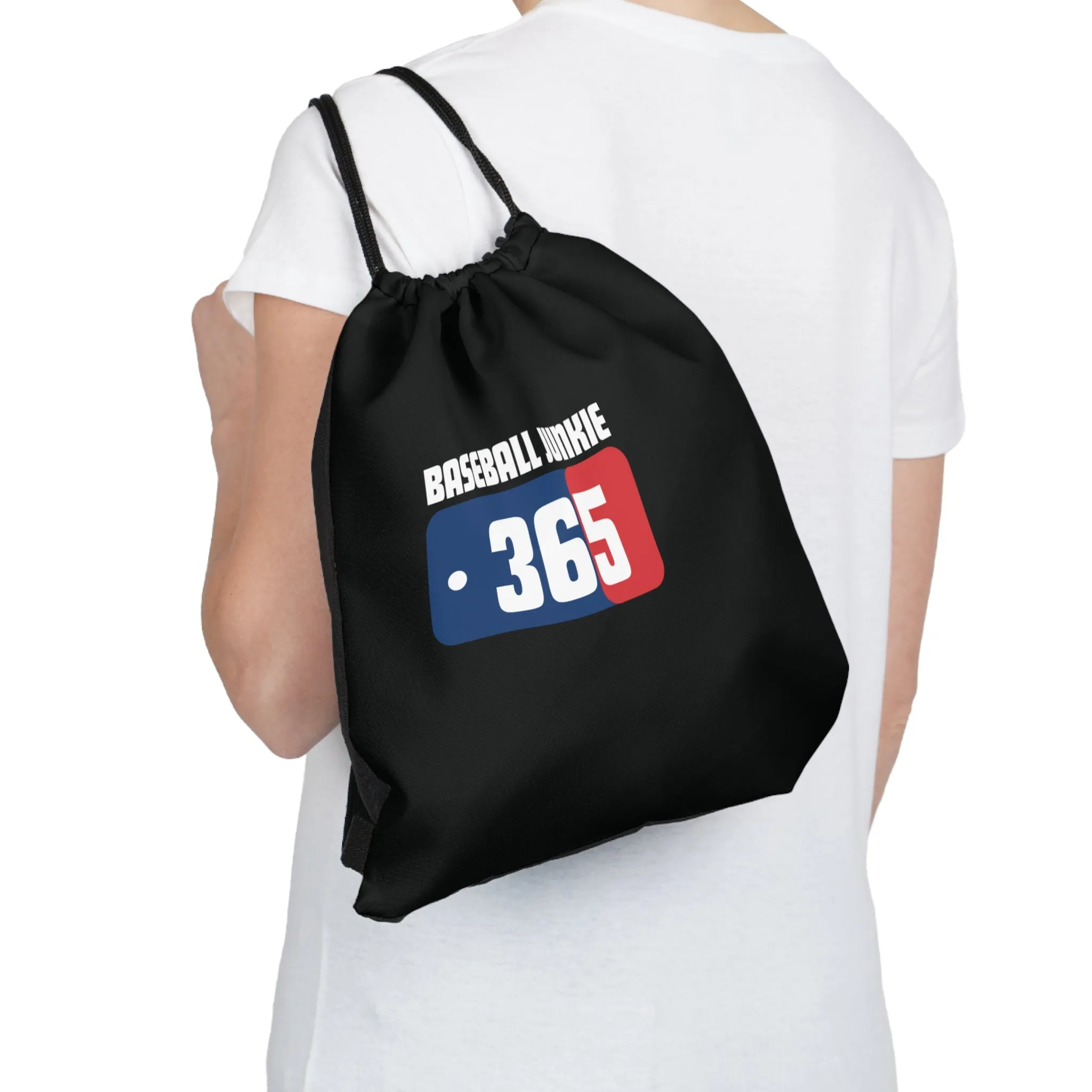 BASEBALL JUNKIE 365 - Outdoor Drawstring Bag