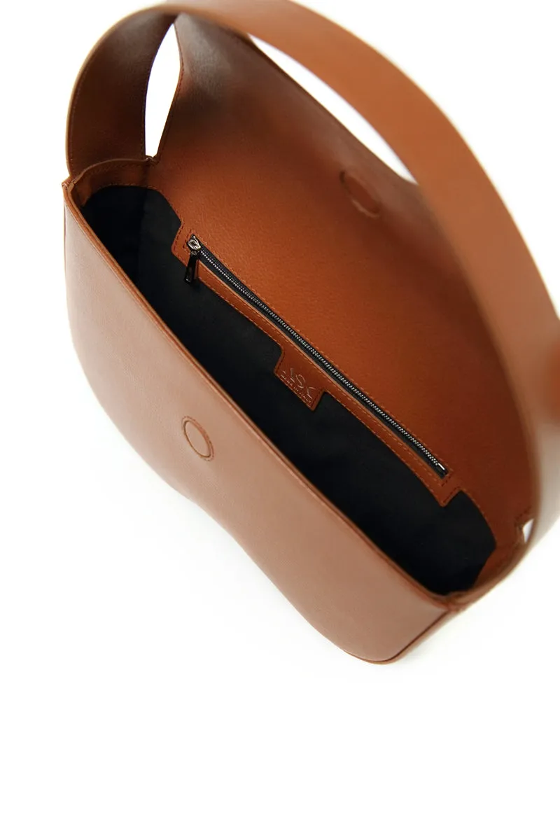 CLOVER WALNUT BROWN HANDBAG