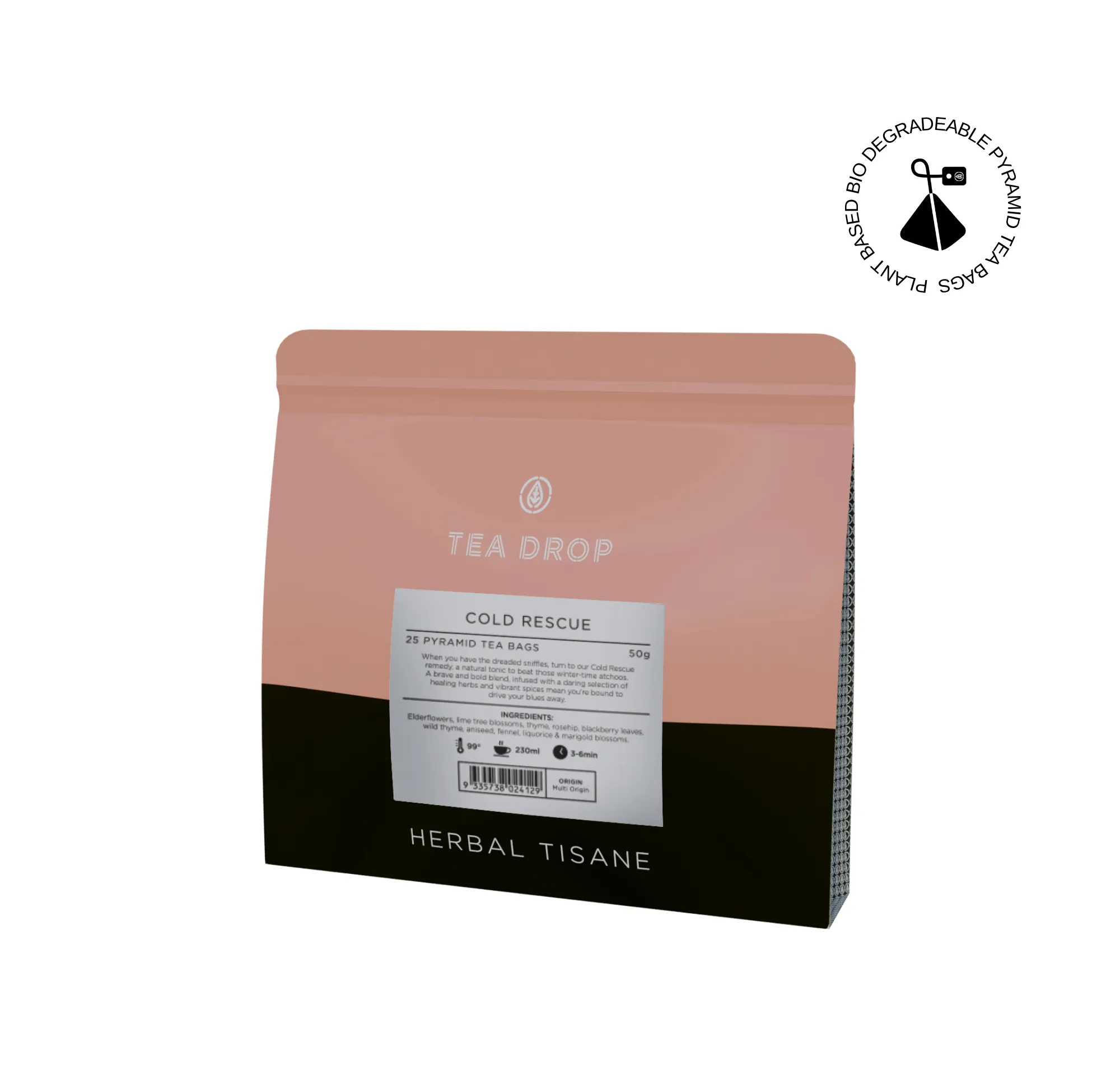 Cold Rescue Pyramid Tea Bags