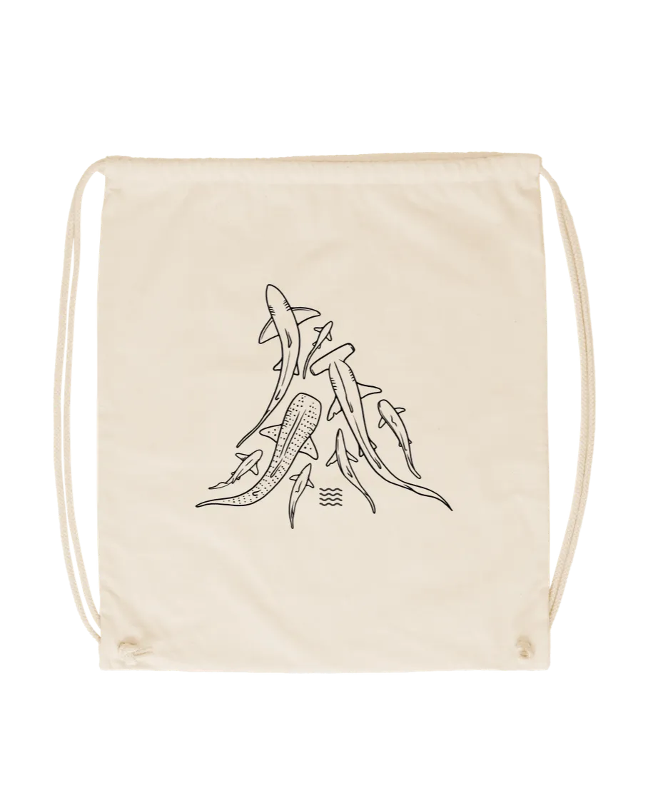 Fins Drawstring Bag