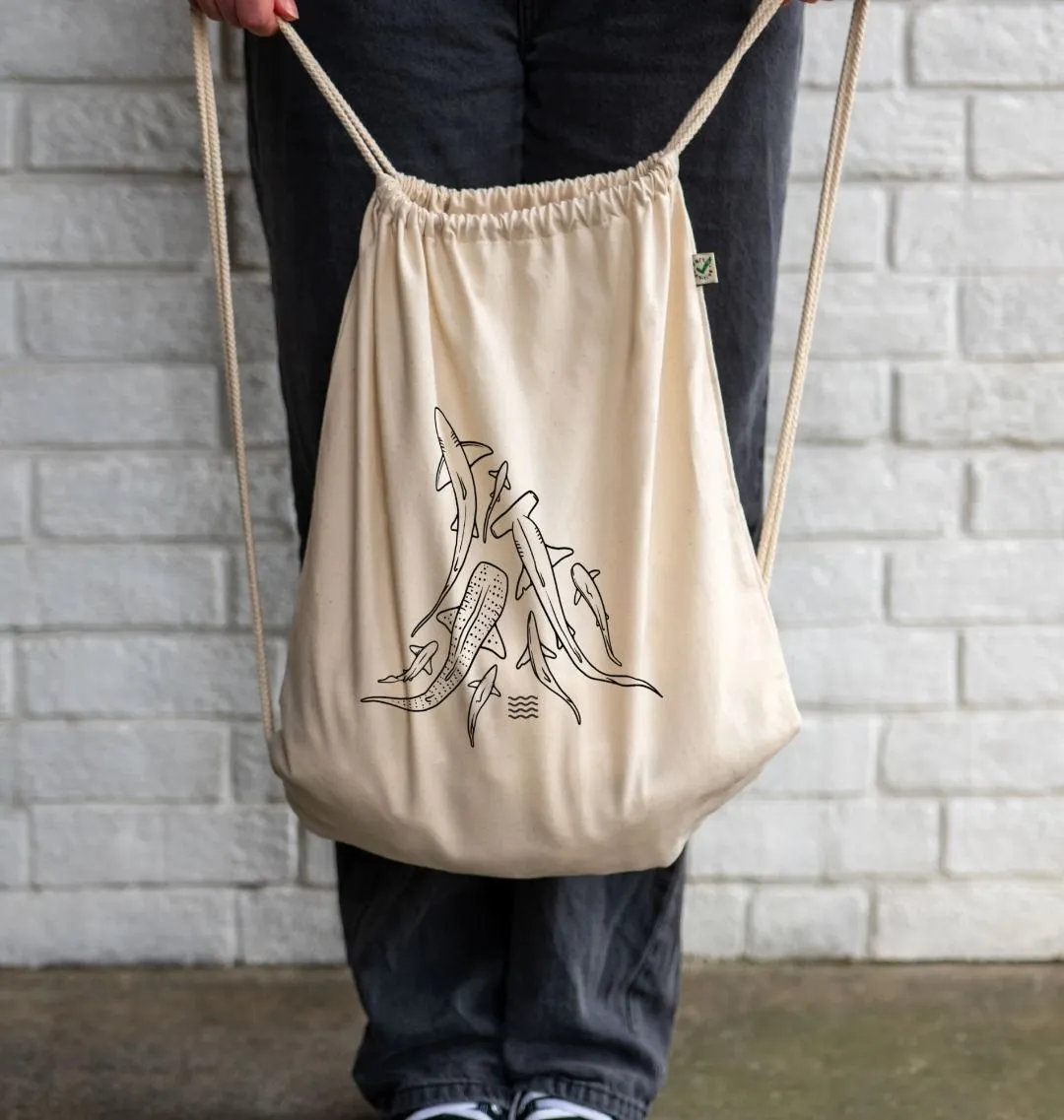 Fins Drawstring Bag