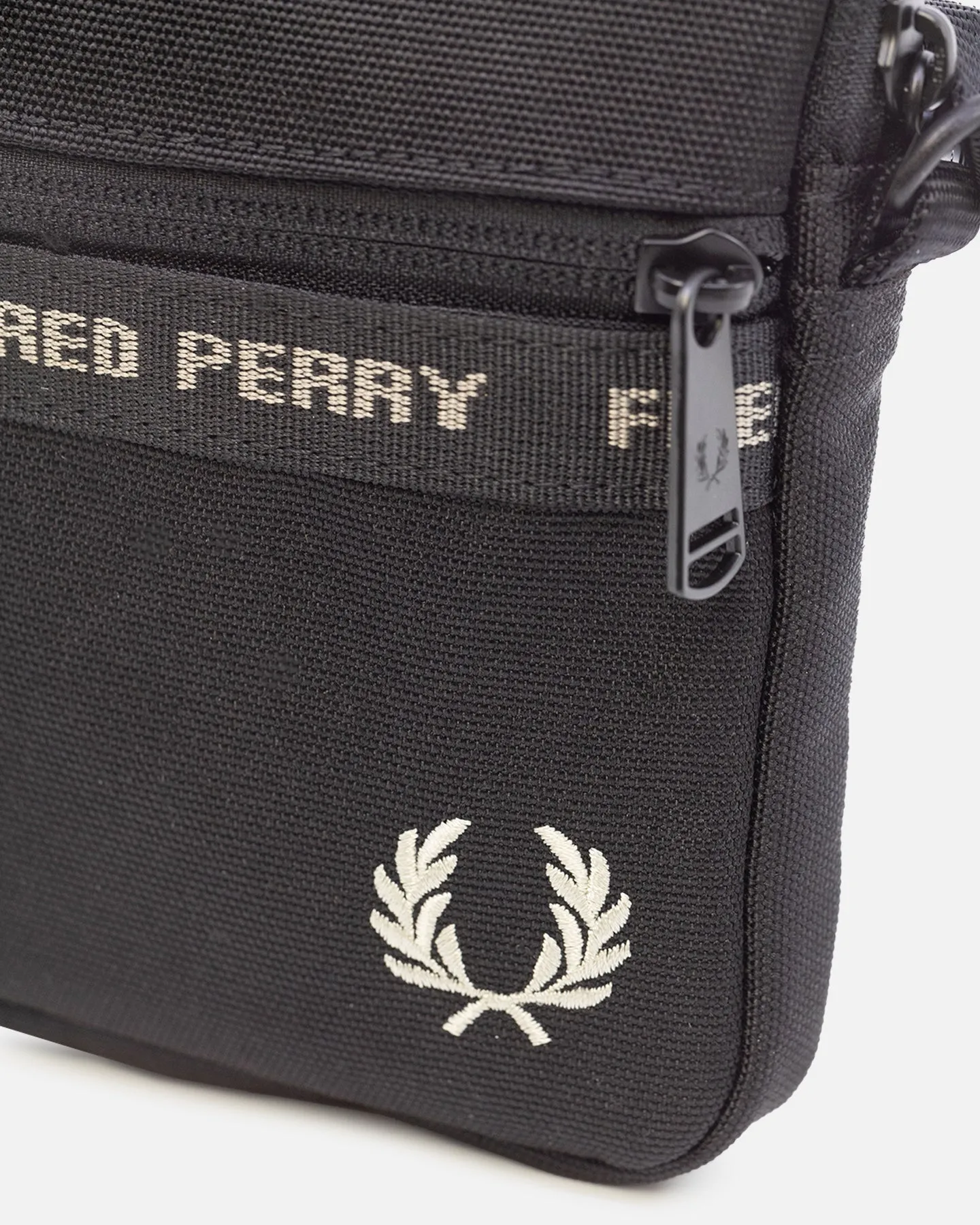 Fred Perry Taped Side Bag Black/Warm Grey