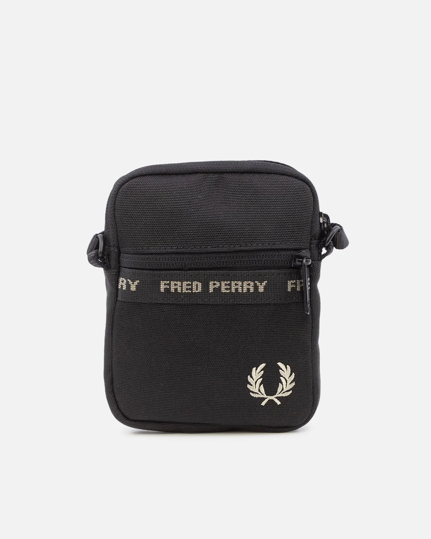 Fred Perry Taped Side Bag Black/Warm Grey