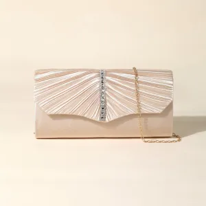 Glitter Envelope Metal Folds Clutch Bags