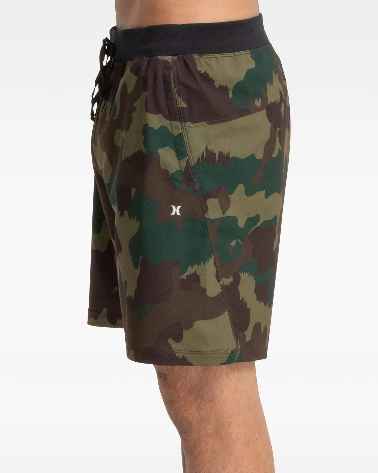 HURLEY EXPLORE CAMO VOLLEY WALKSHORT - BLACK