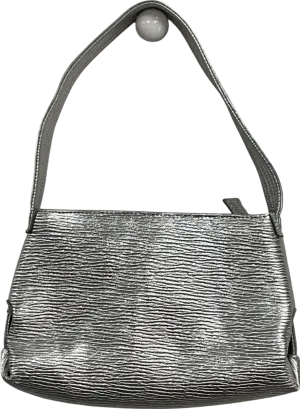 Hvisk Metallic Silver Shoulder Bag