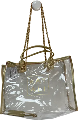 kayali Metallic Gold Tote Bag