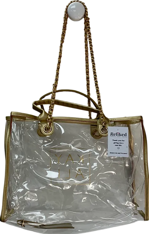 kayali Metallic Gold Tote Bag