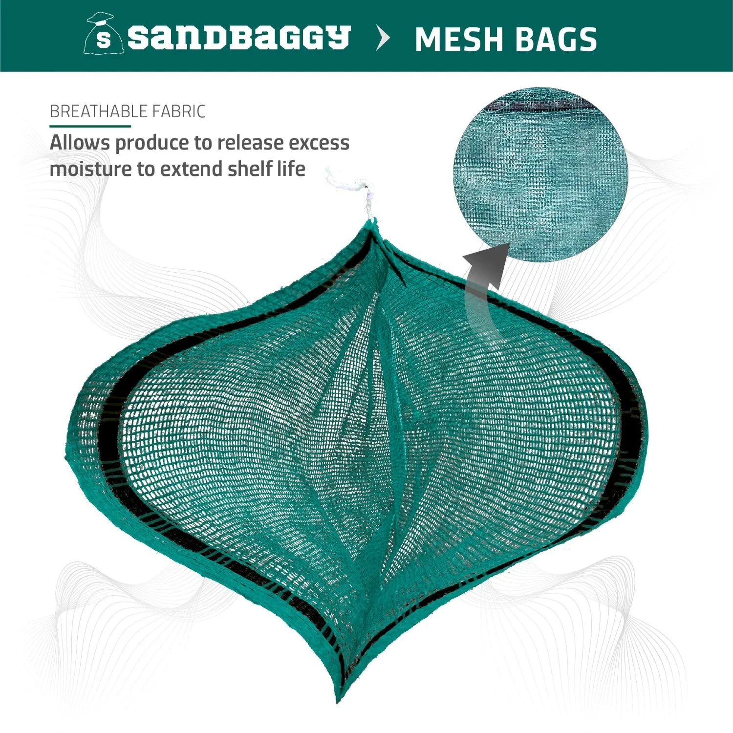 Large Mesh Produce Bags for Fruits & Vegetables