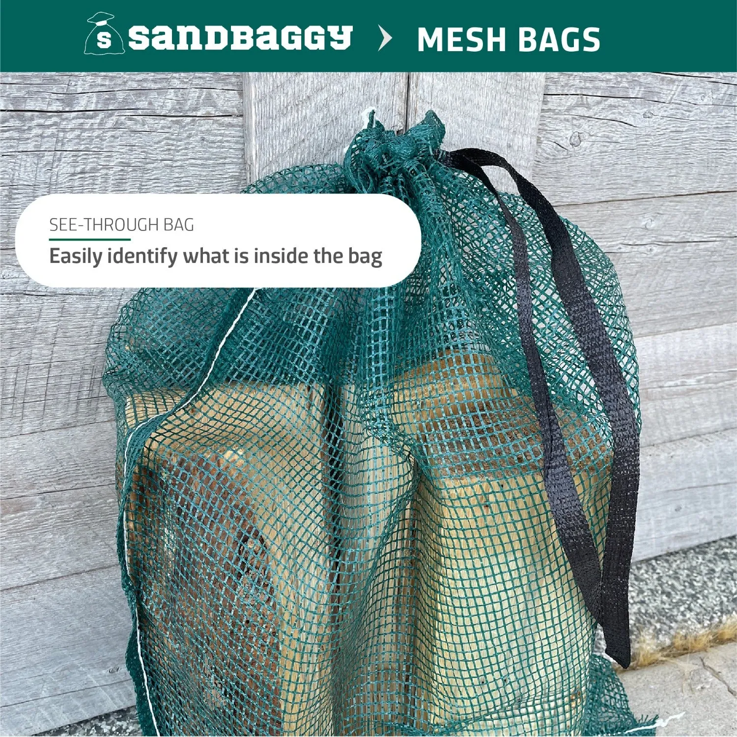 Large Mesh Produce Bags for Fruits & Vegetables