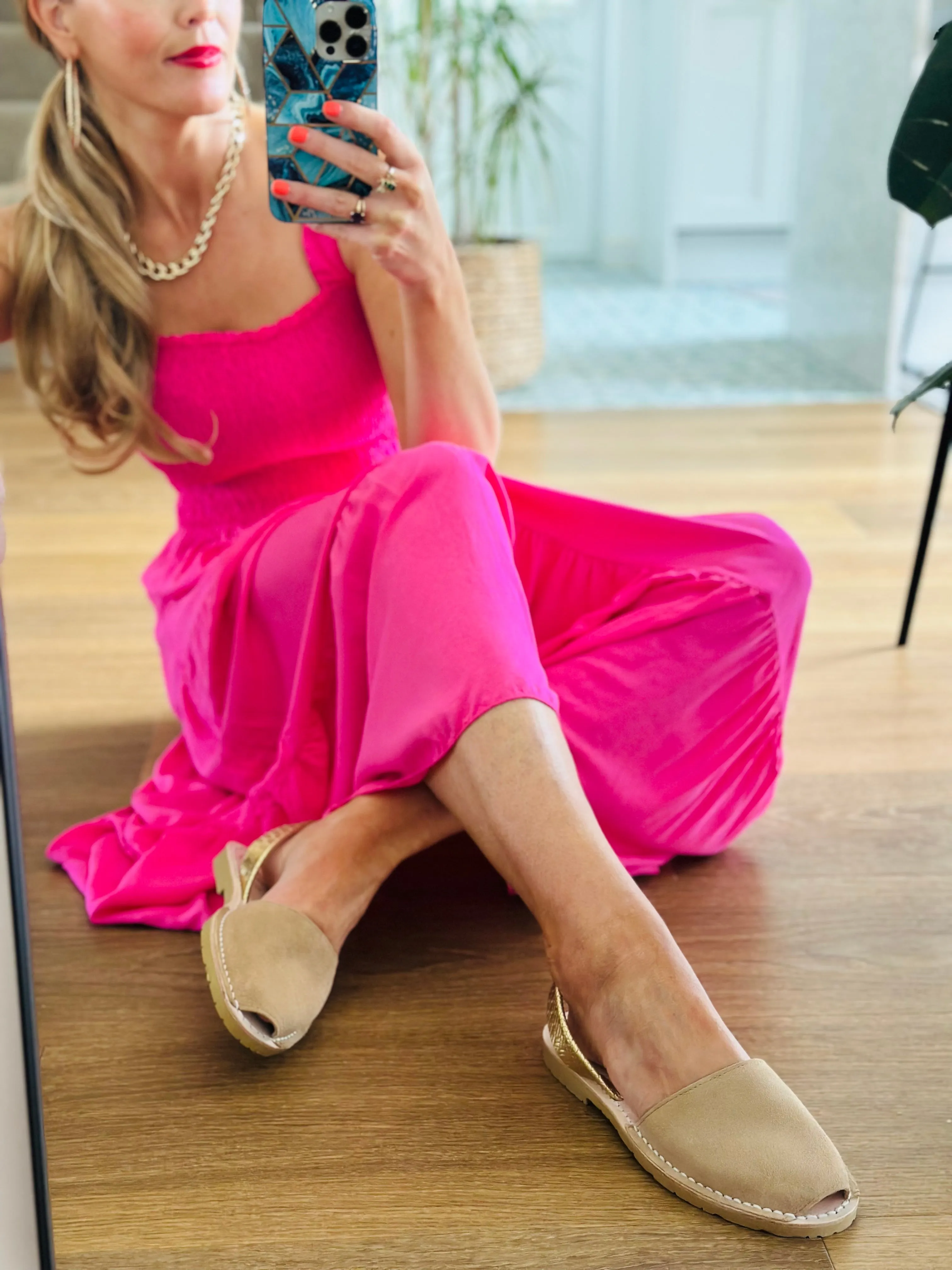 Macarella Sand Suede Avarcas