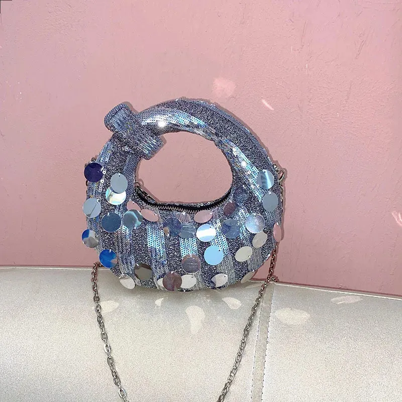 Mini Half moon Evening Clutch Party Bags