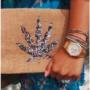 Moyna Jute Clutch | Mary Jane