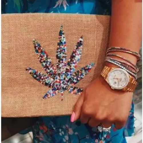 Moyna Jute Clutch | Mary Jane