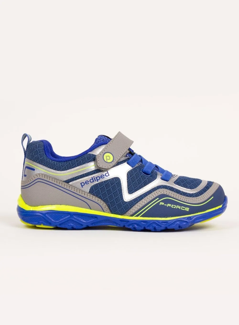 Pediped Force Trainers in Silver/Blue