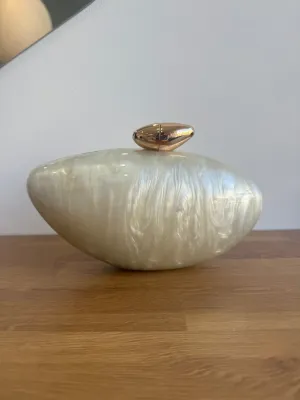 Shell Clutch, Marble