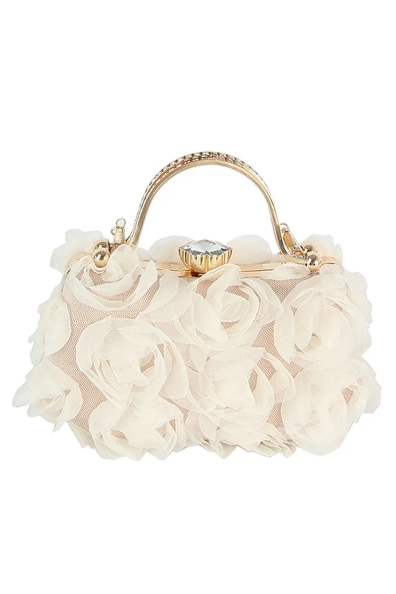 The ‘Chiffon Flower Clutch Bag’