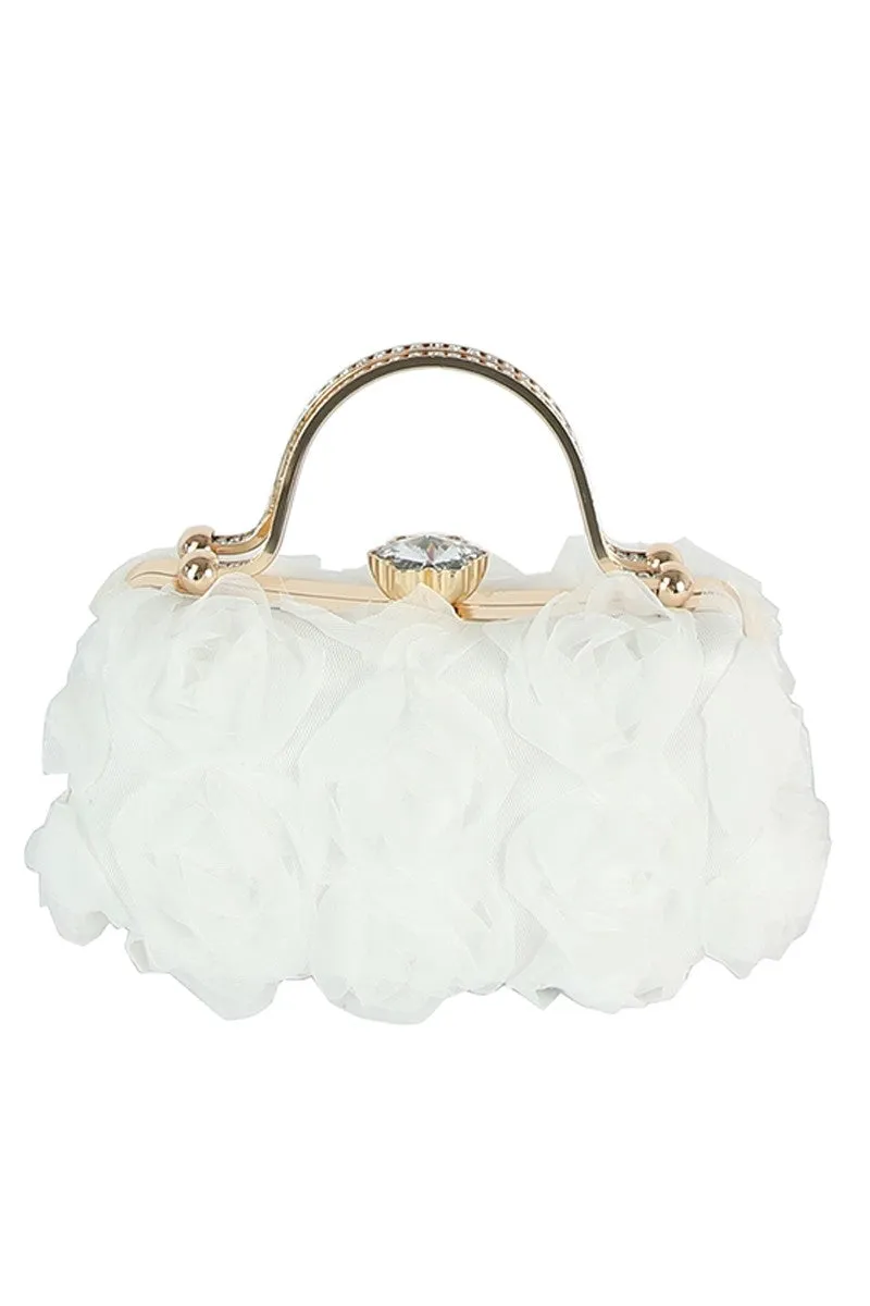 The ‘Chiffon Flower Clutch Bag’