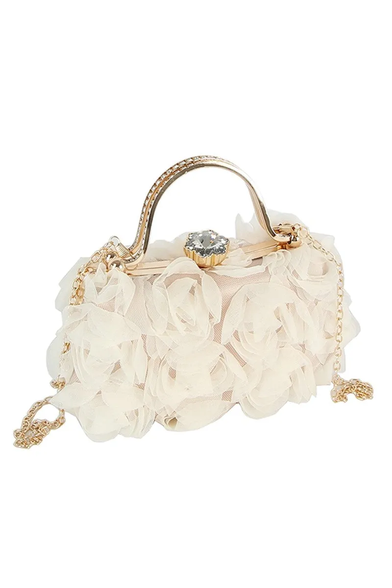 The ‘Chiffon Flower Clutch Bag’