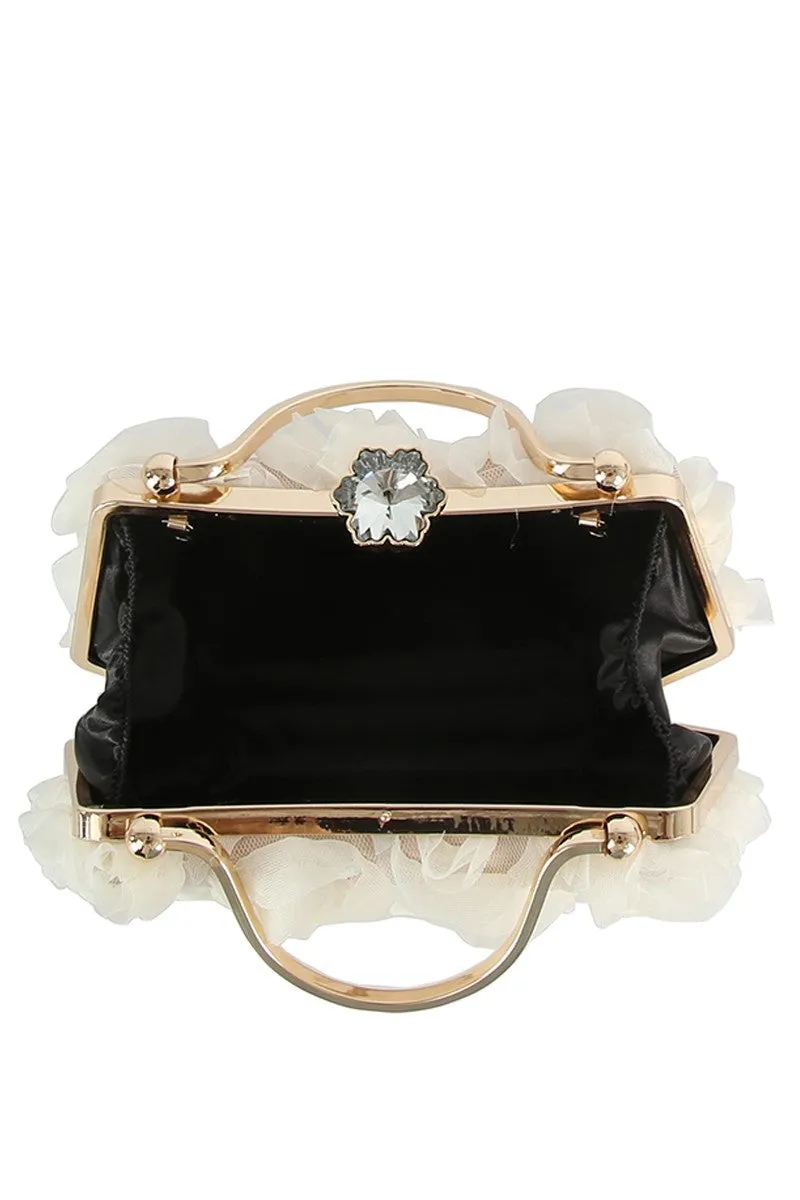 The ‘Chiffon Flower Clutch Bag’